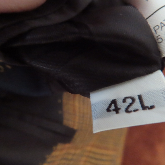 Hart Schaffner Marx X Loro Piana Blazer Jacket Beige Worsted Cashmere Size 42L - Picture 12 of 13